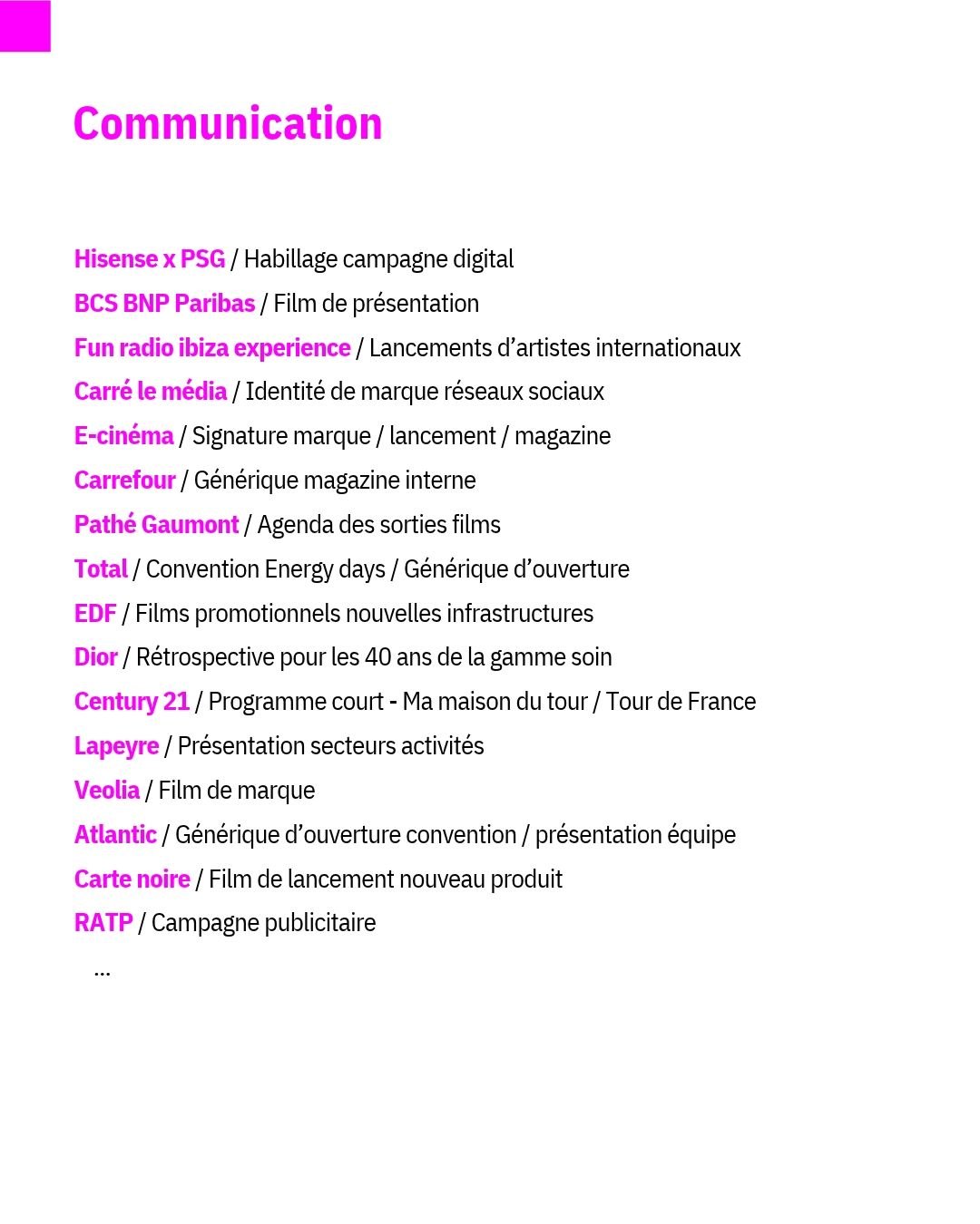 Communication