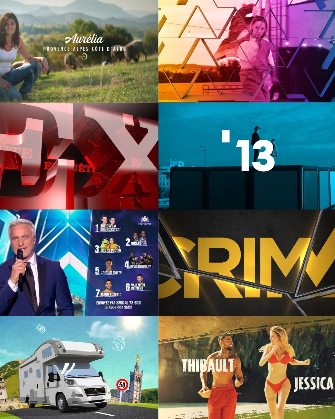 Habillages TV réalisés par INOUT
