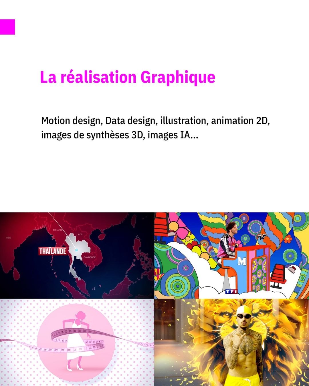 La réalisation graphique